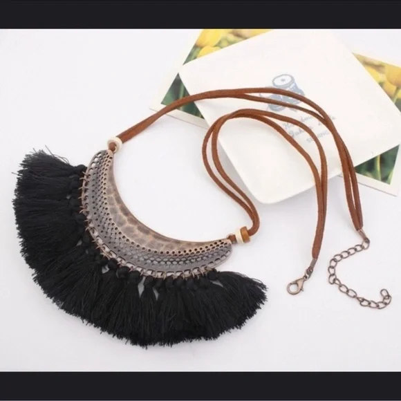 Bohemian Tassel Necklace - Picture 3 of 6
